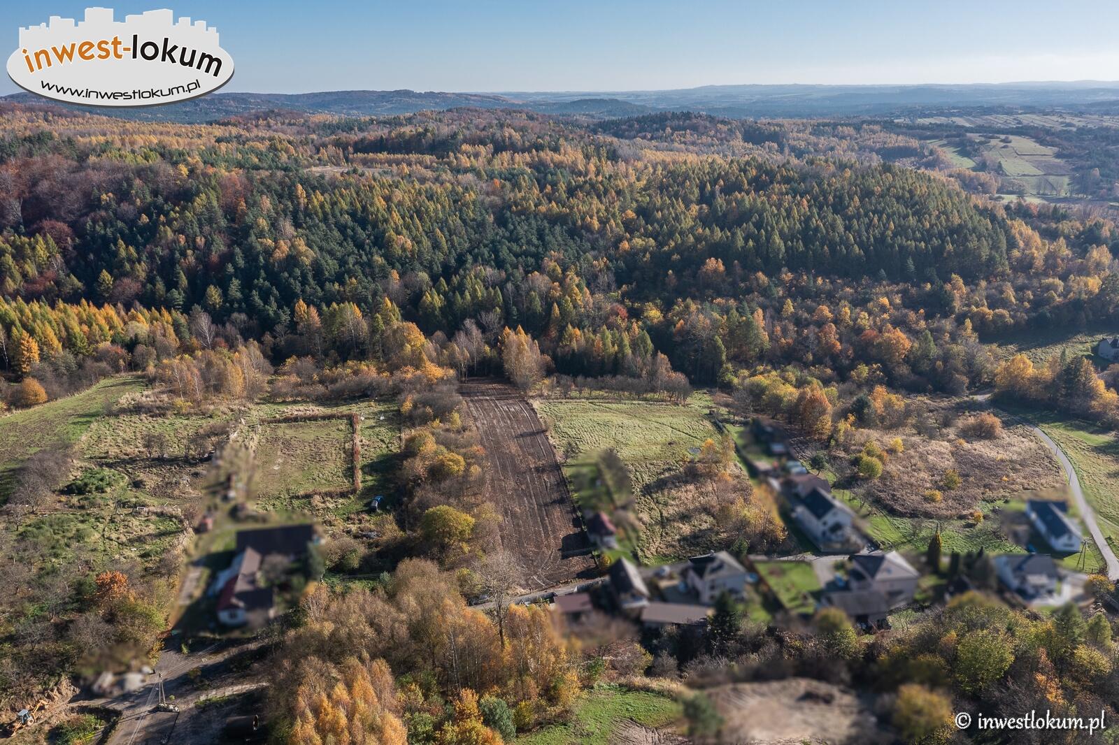 Działka budowlana 1 000 m², Ryczówek