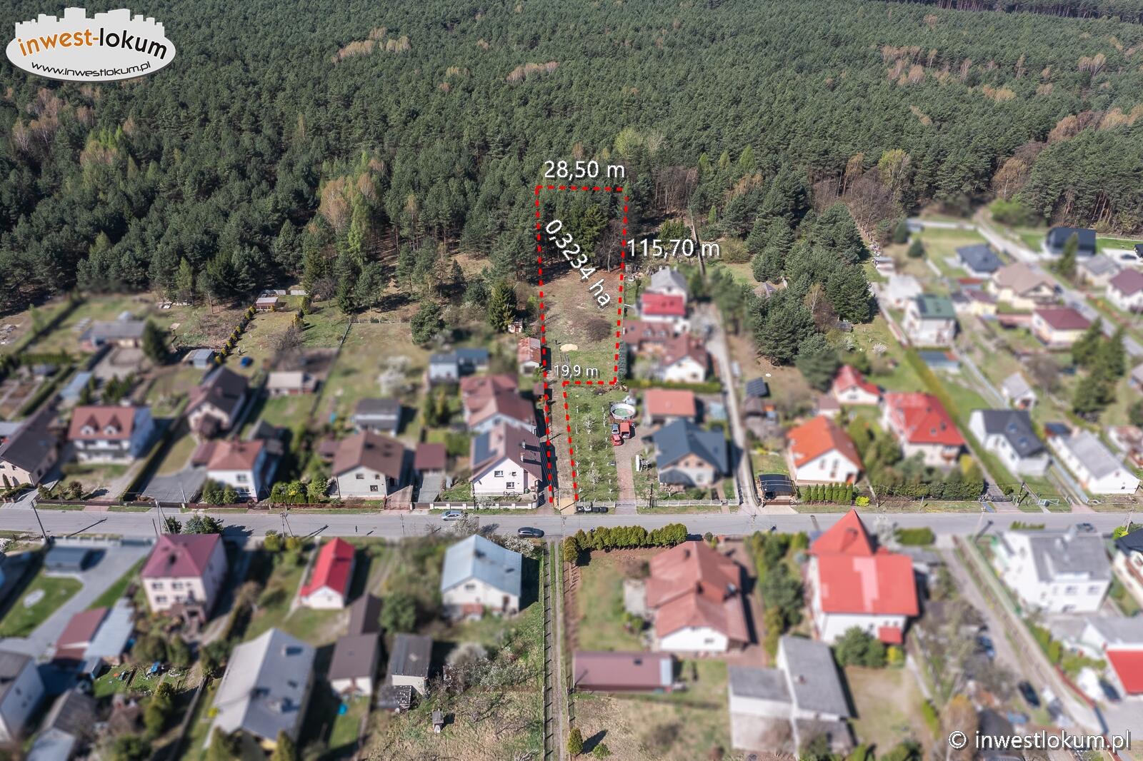 Działka budowlana 3 234 m², Olkusz