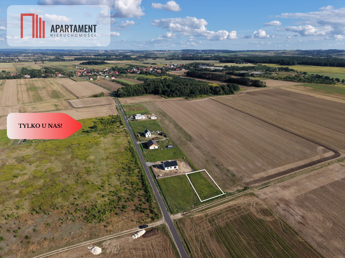 Działka budowlana 1 000 m², Pawłów Trzebnicki