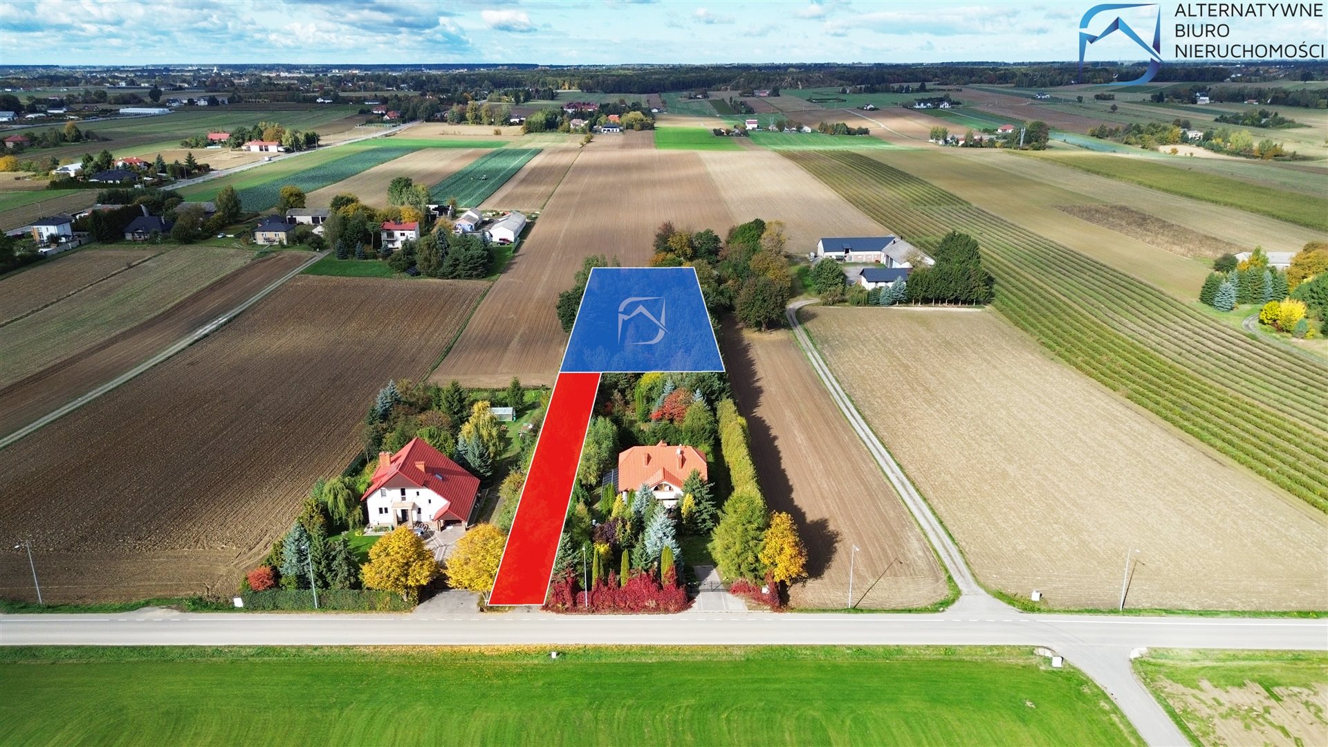 Działka budowlana 3 440 m², Zemborzyce Dolne