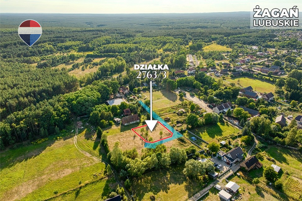 Na sprzedaż działka 1.065 m² / Oś. Moczyń, Żagań
