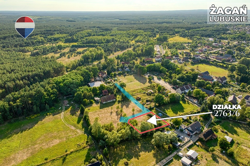 Na sprzedaż działka 1.135 m² /Oś. Moczyń, Żagań
