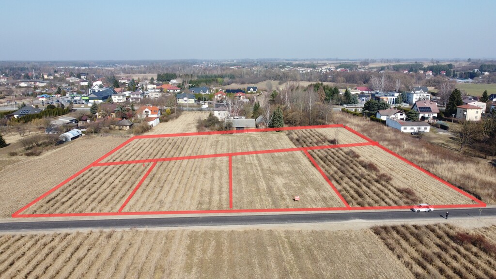 Działka 22 MN 1072 m2 w Końskowoli gm. Puławy.
