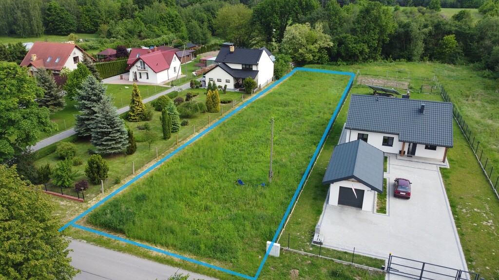 Działka budowlana 2000 m2 w Bronowicach gm. Puławy
