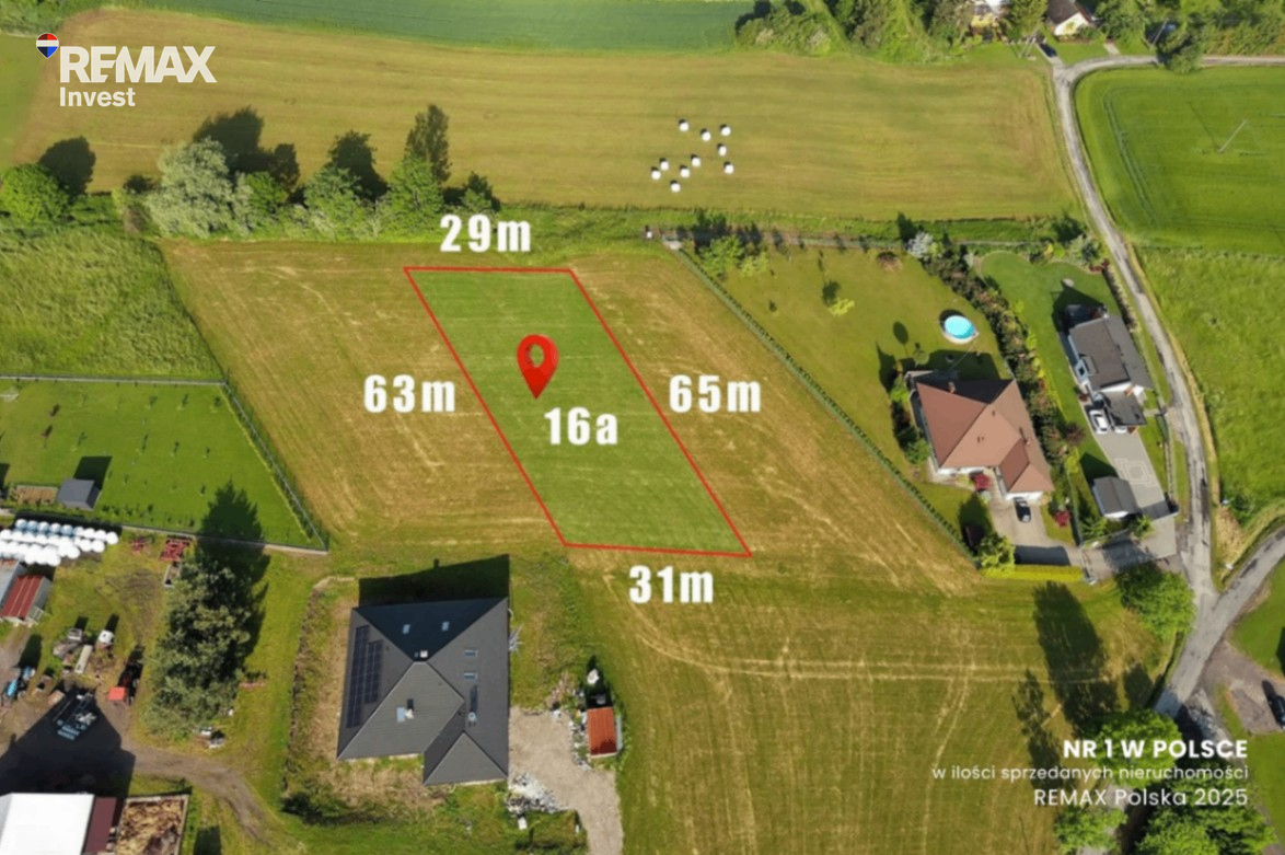 Działka budowlana 1 600 m², Zamarski