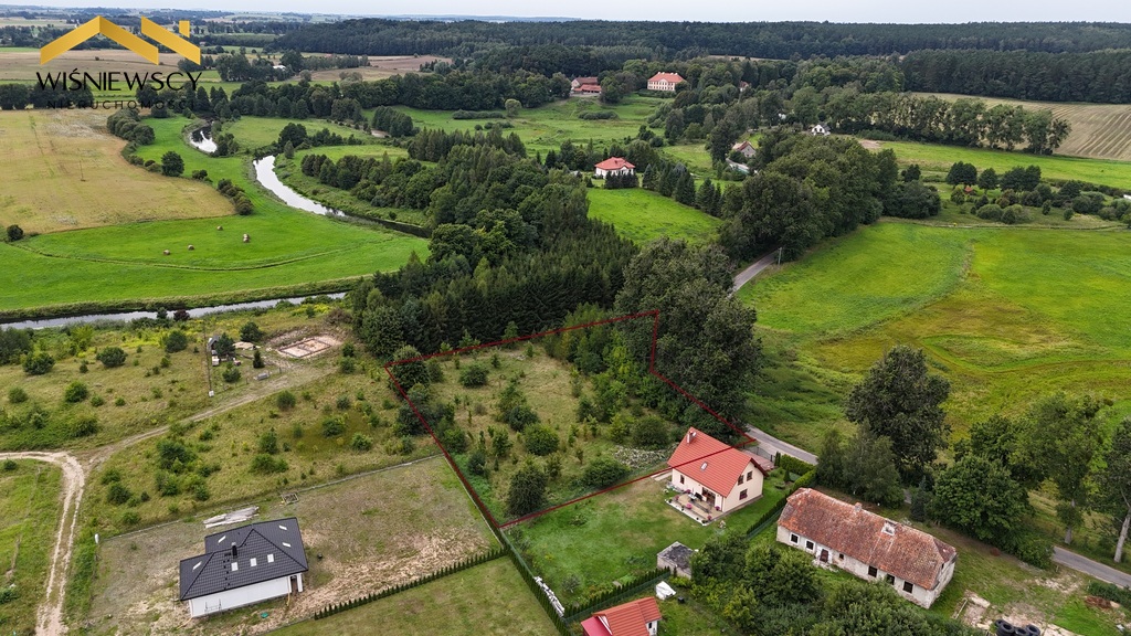 Działka budowlana, uzbrojona, 5000 m2, obok rzeki