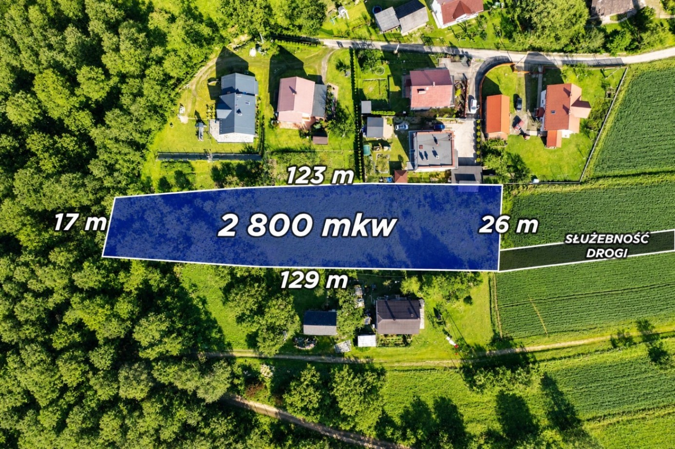 Działka budowlana Regulice Gmina Alwernia