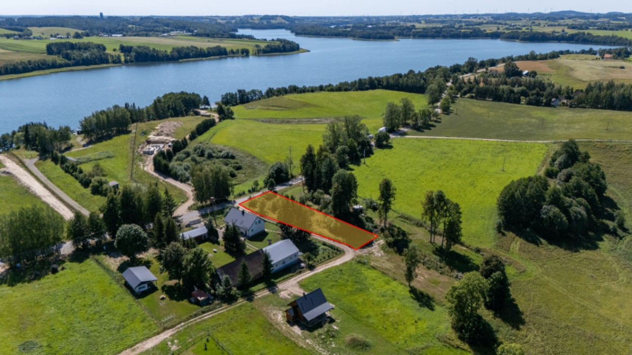 Twój dom nad Szelmentem Wlk, Działka 1218 m²