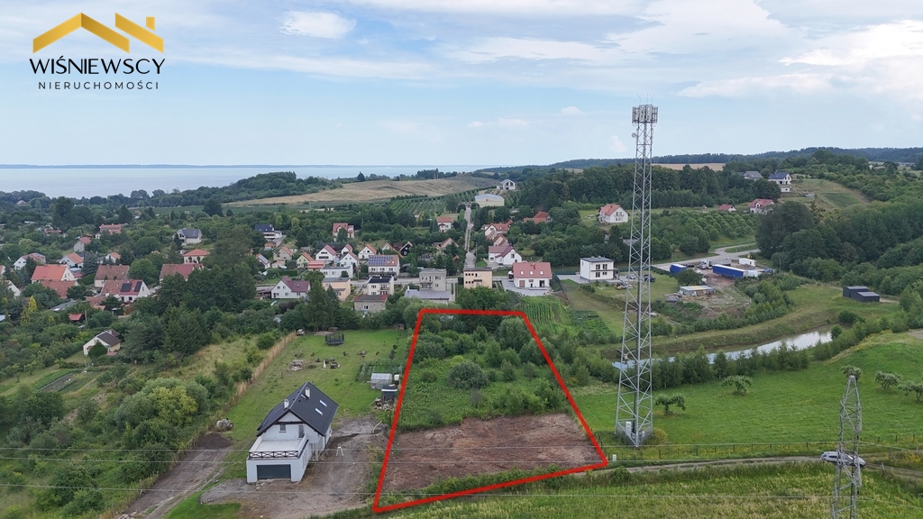 Działka budowlana z widokiem na Zalew Tolkmicko