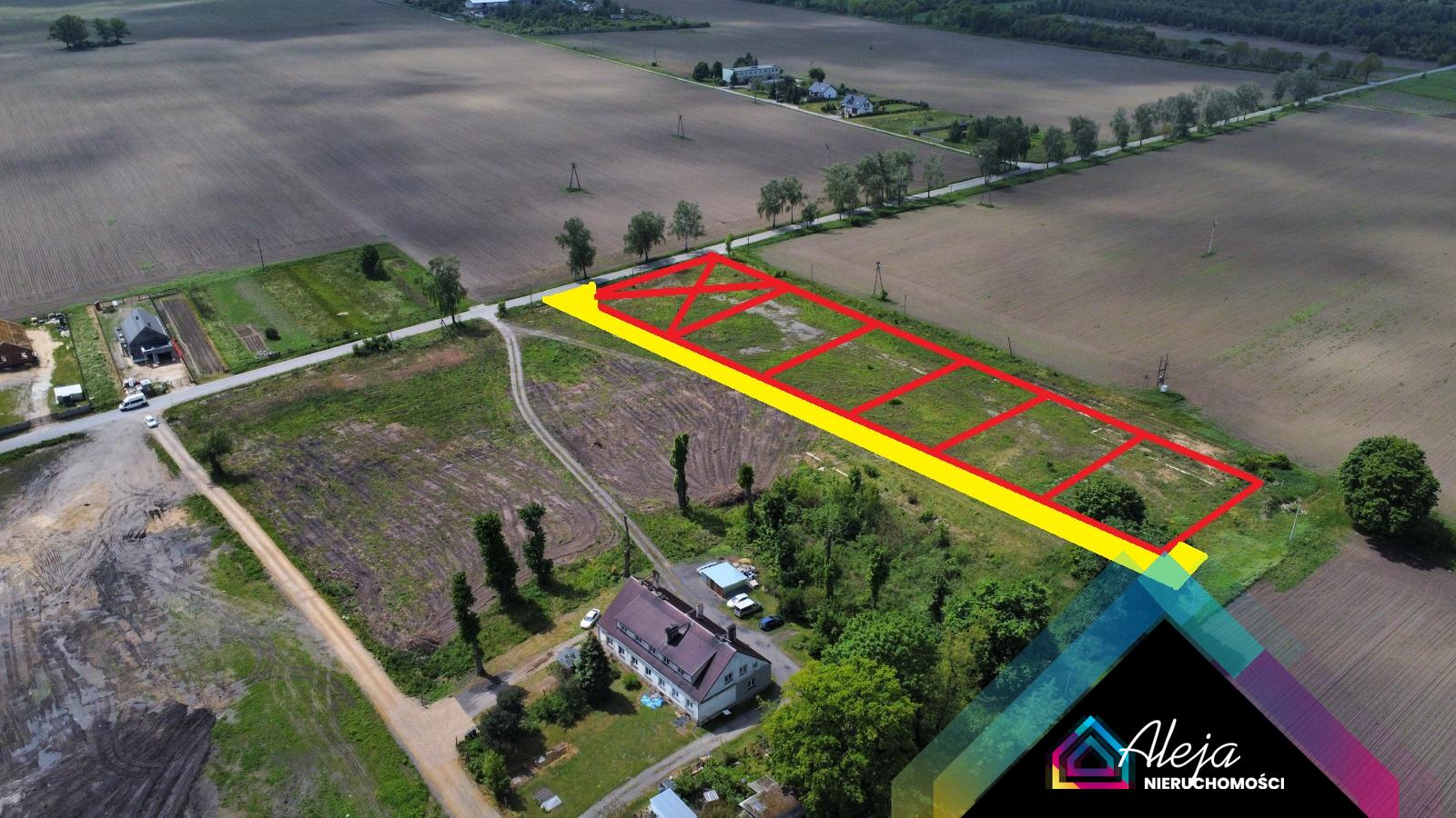 Działka budowlana 762 m², Lubojenka