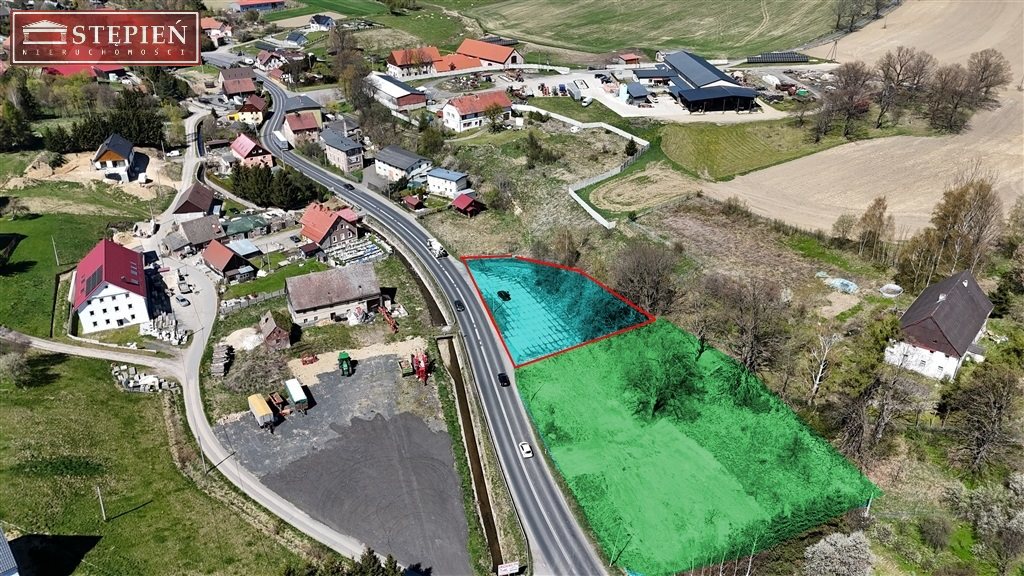 Działka handlowo-usługowa, budowlana, rola – Pasiecznik