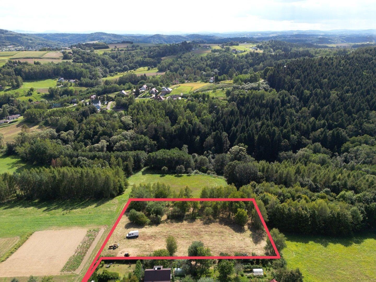 Działka budowlana 4 632 m², Tuchów