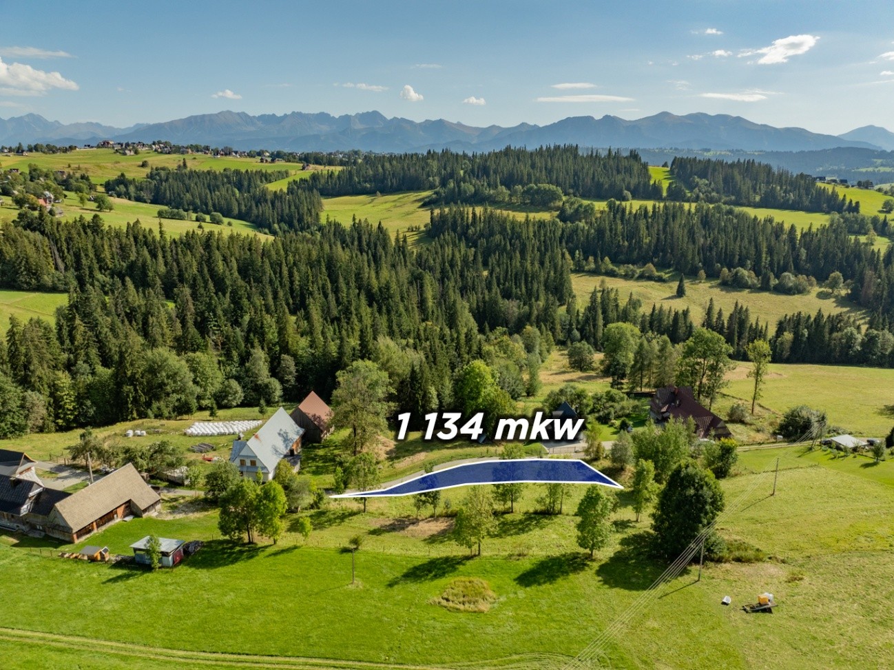 Działka budowlana 1 134 m², Czerwienne