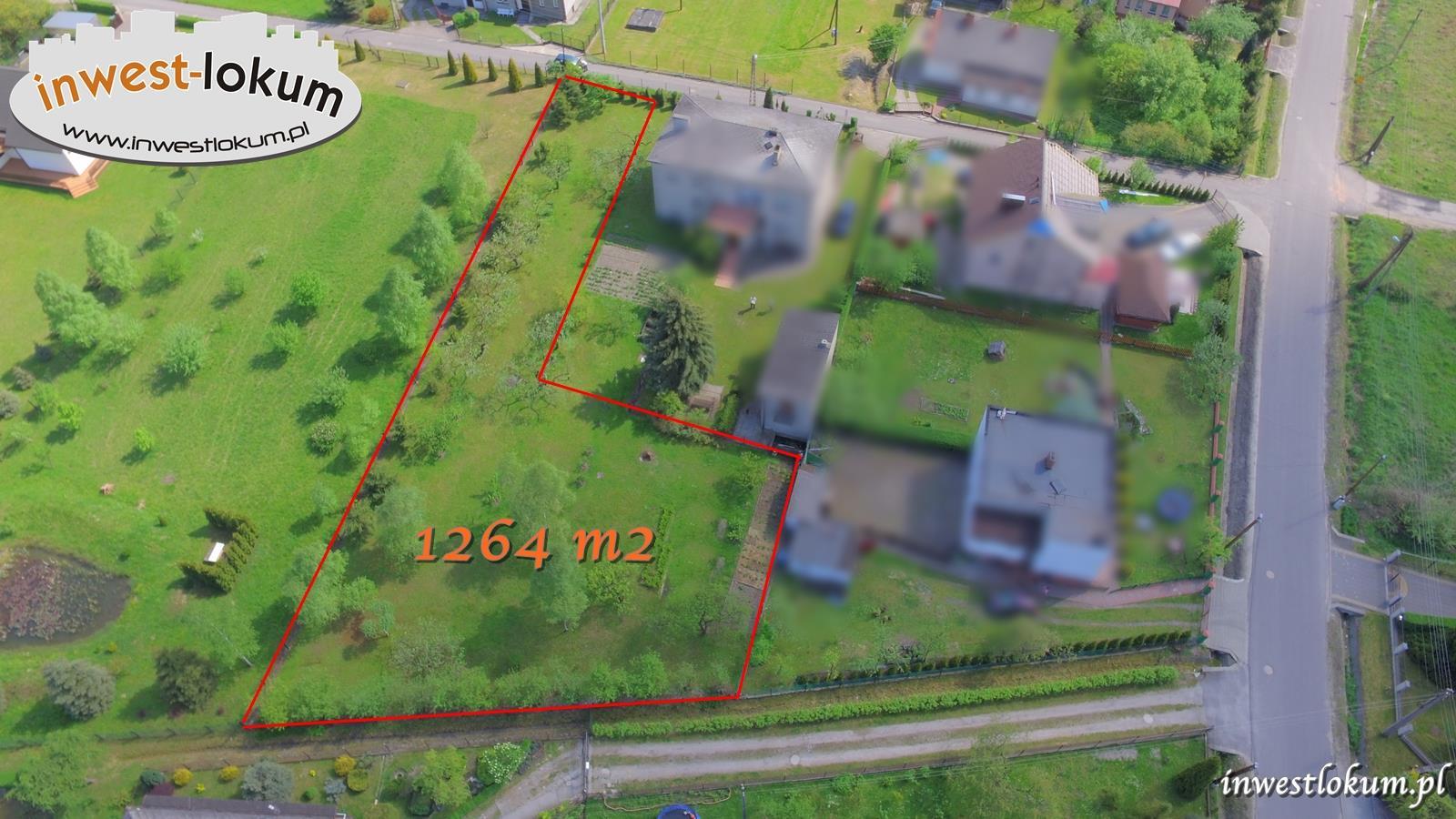 Działka budowlana 1 264 m², Bolesław