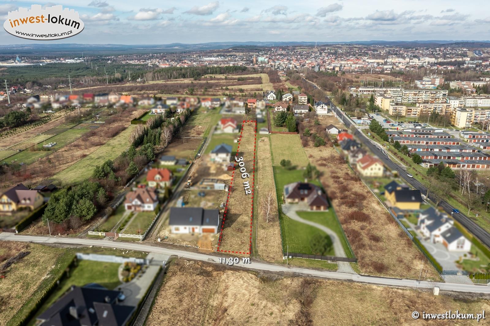 Działka budowlana 3 006 m², Olkusz