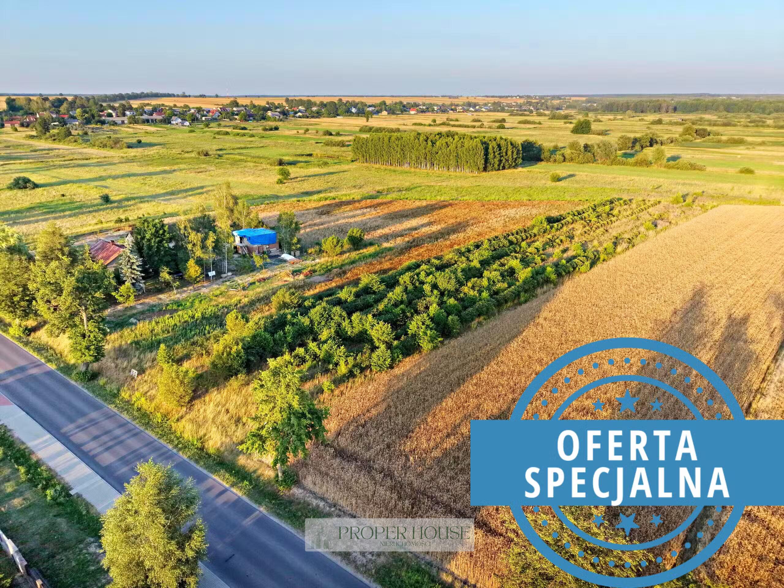 Działka budowlana i rolna 3 691 m², Wola Sernicka