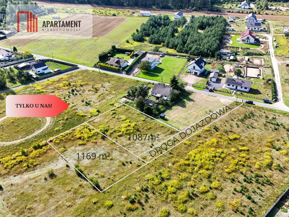 Tylko u nas! Działki 1006-1169m² WZ przy lesie