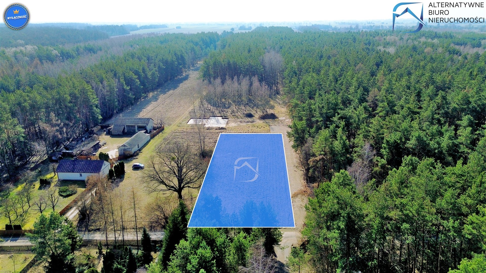 Działka w otulinie lasu - Stoczek