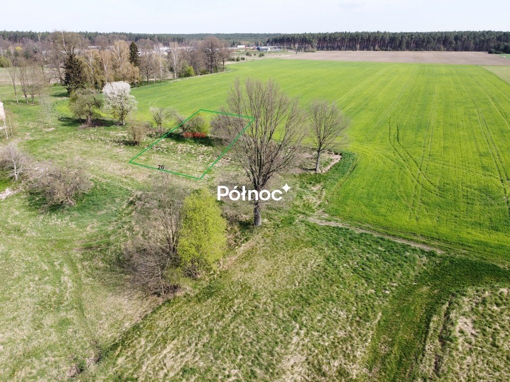 Działka budowlana 1 014 m², Kraśnik Dolny