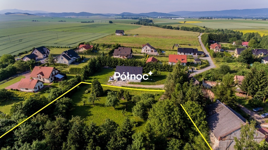 Działka budowlana 3 930 m², Jaszkowa Dolna
