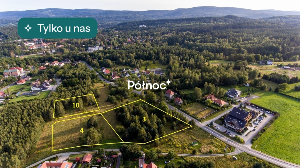 Działka budowlana 3 359 m², Polanica-Zdrój