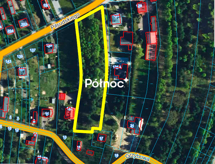 Działka budowlana 5 293 m², Radomsko