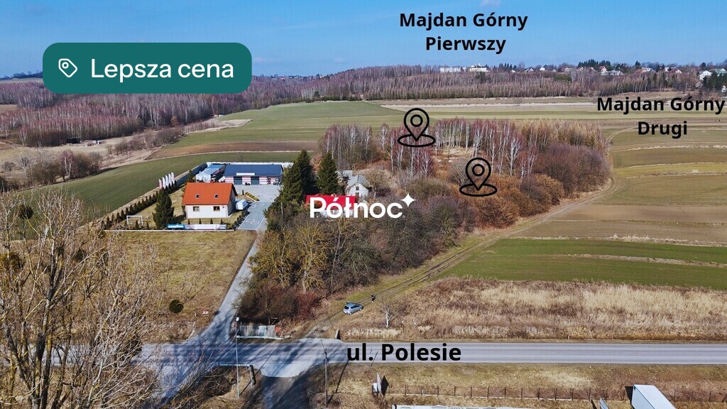Na sprzedaż 2 działki budowlane w Majdanie Górnym!
