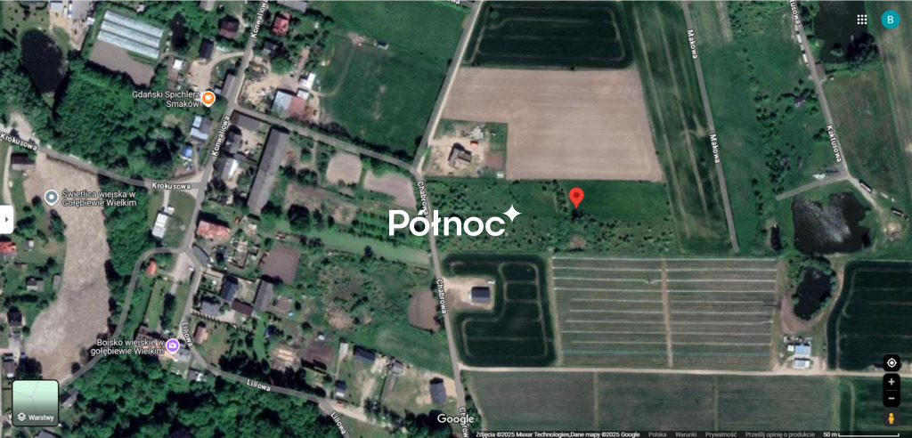 Działka - 45 min. od Gdańska, wydane WZ