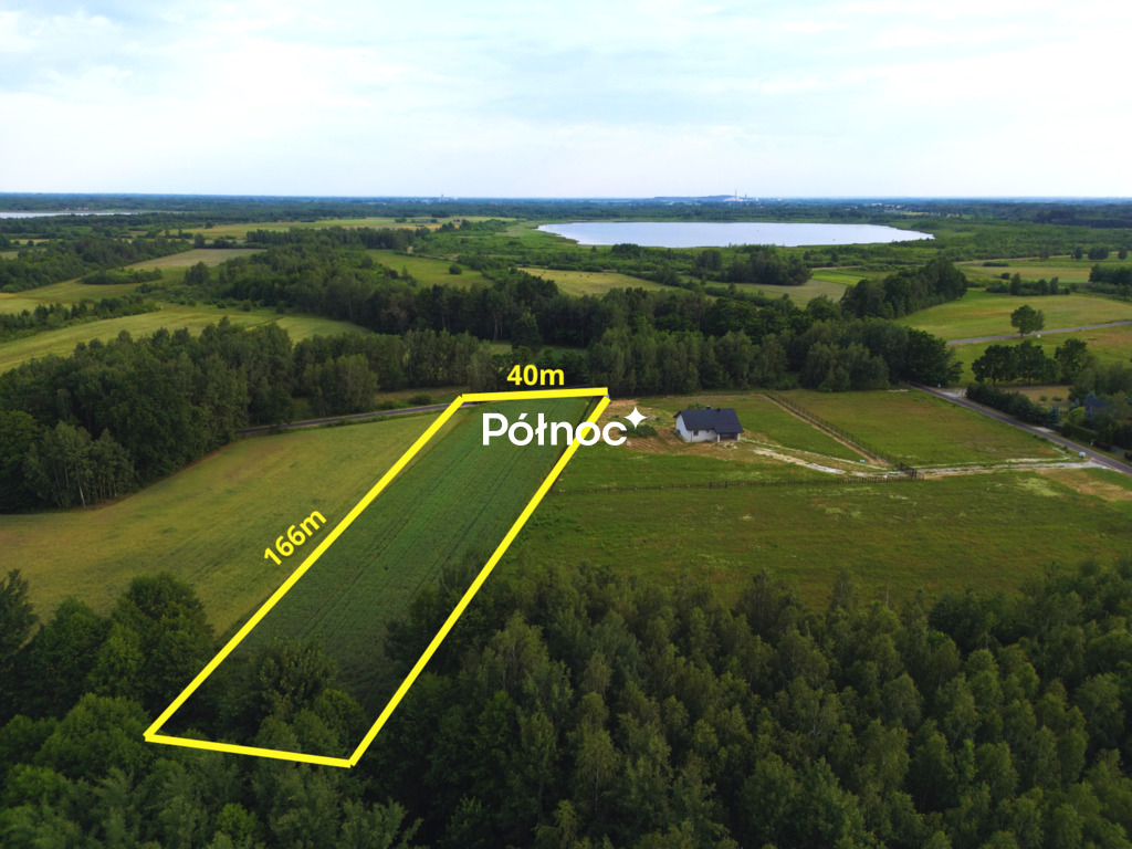 Działka budowlana 5 900 m², Czarny Las