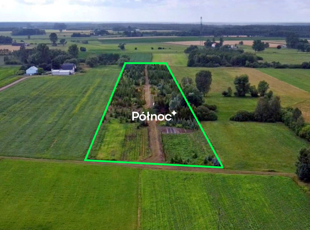 Działka rolna 2 ha, Wujówka