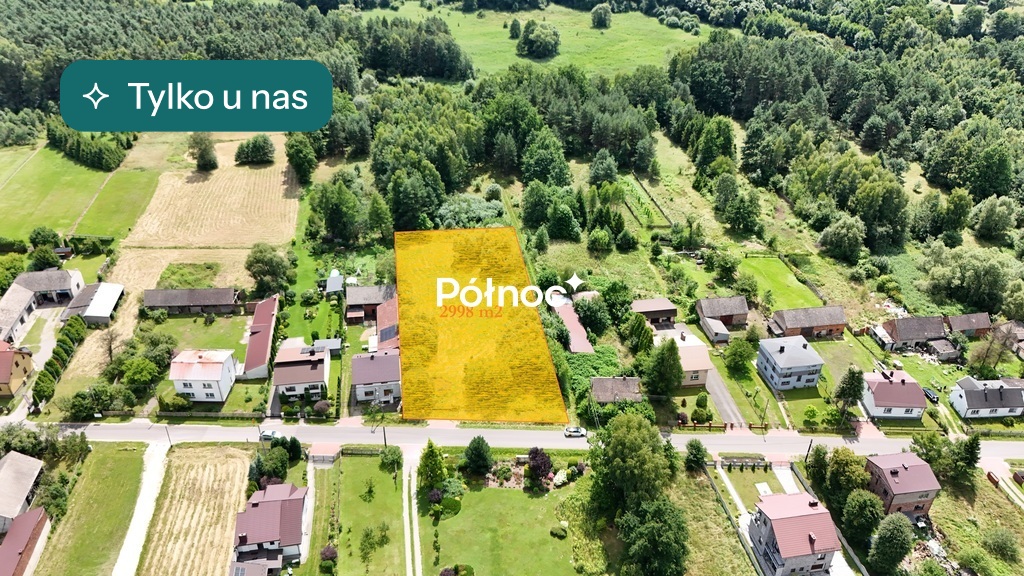 Działka budowlana 2 998 m², Siewierz, Kuźnica Sulikowska
