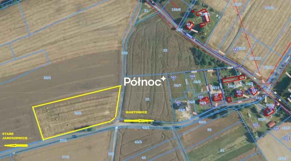 Atrakcyjna działka w Wartowicach