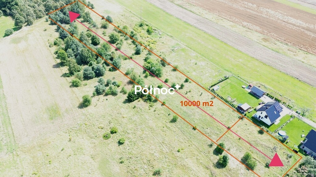 Działka budowlana 1 ha, Krępnica
