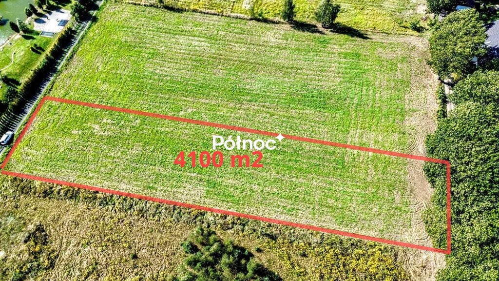 Działka budowlana 4 100 m², Wykroty