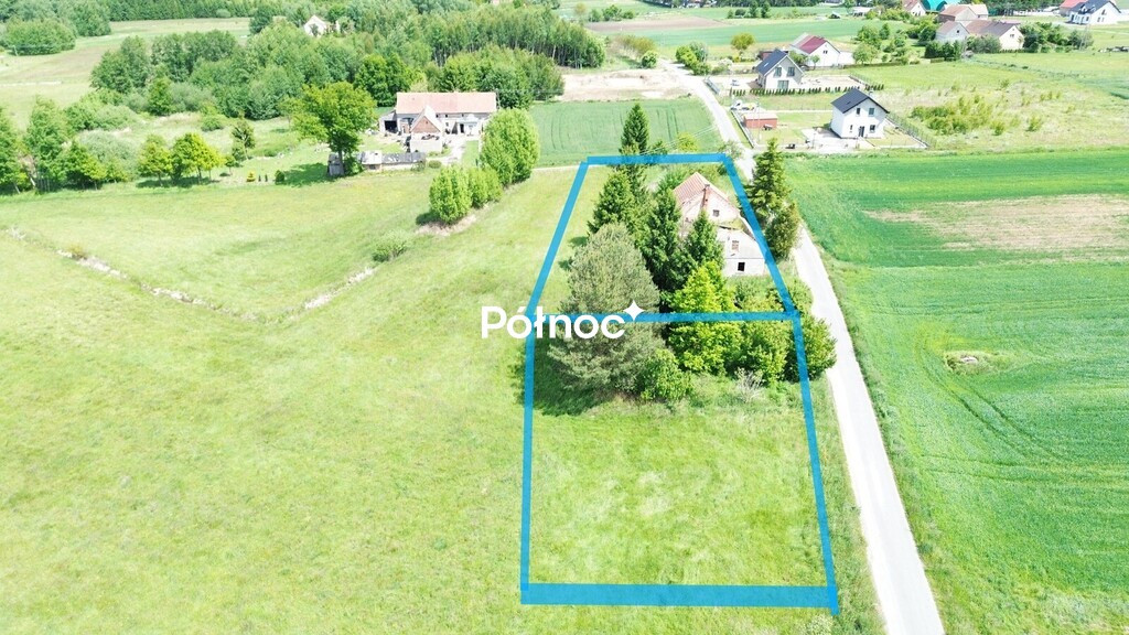 Działka budowlana 1 507 m², Gierałtów