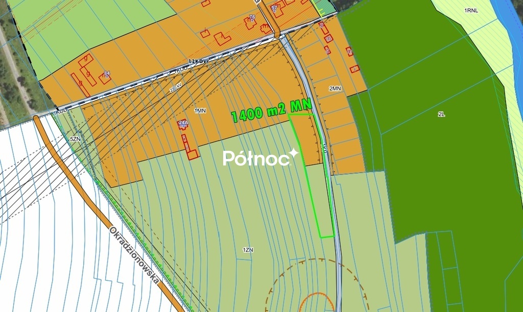 Działka budowlana 3 260 m², Sławków