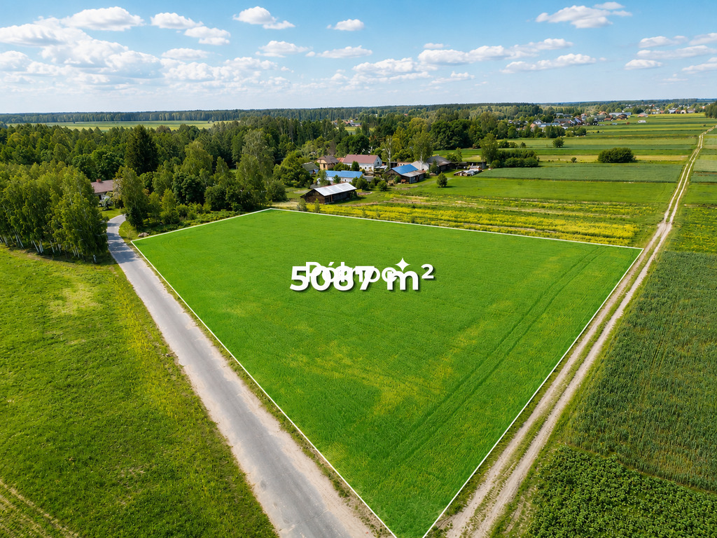 Działka budowlana 2 475 m², Lipnica