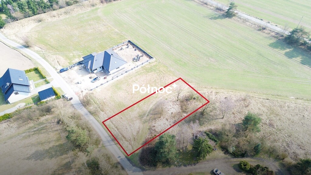 Działka budowlana 998 m², Dobra