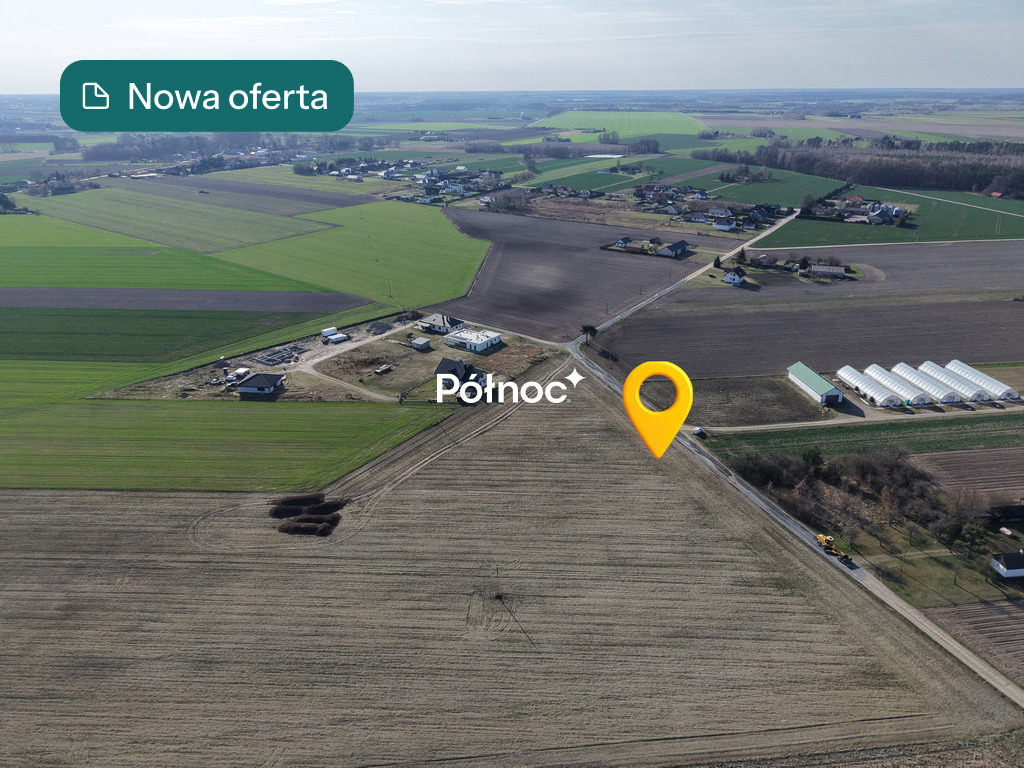 Działka budowlana 1 161 m², Wilczyn