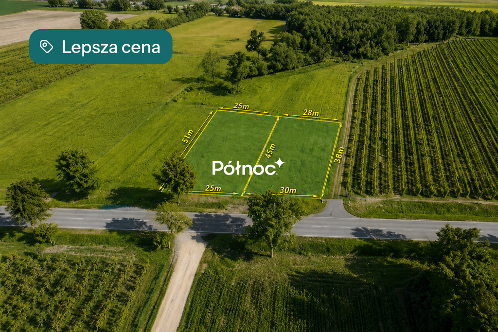 Działka budowlana 1 205 m², Janów Podlaski