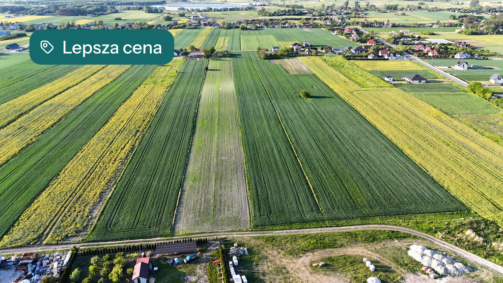 TANIE działki z WZ koło Zamościa