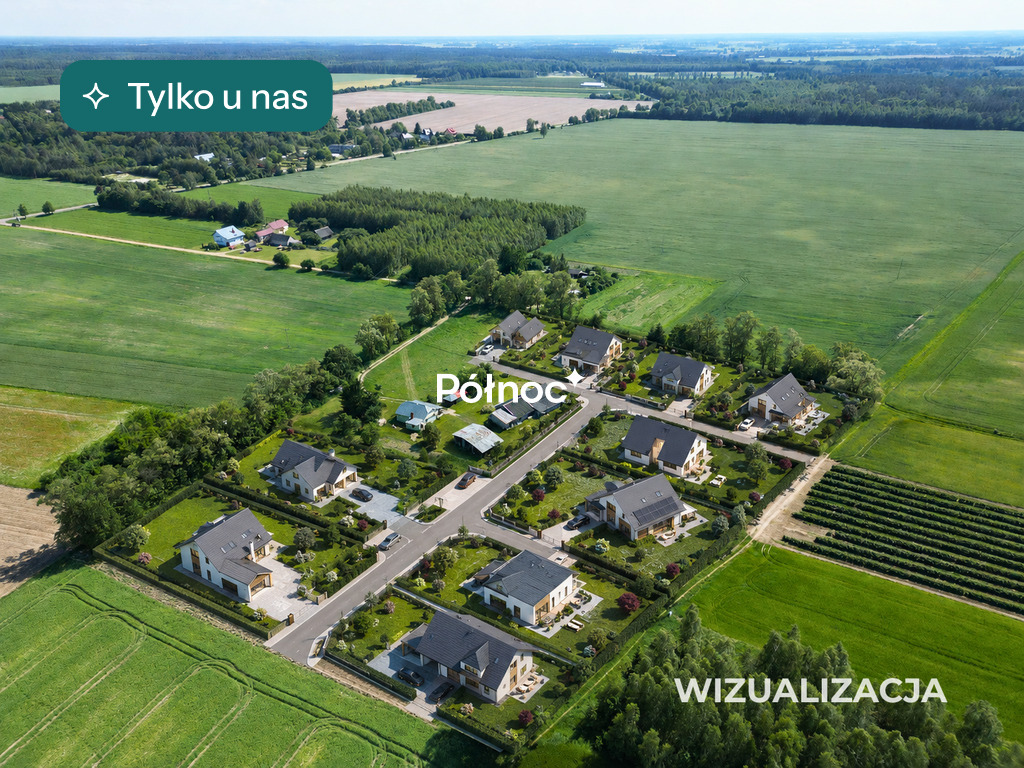 Działka budowlana 1 450 m², Polinów