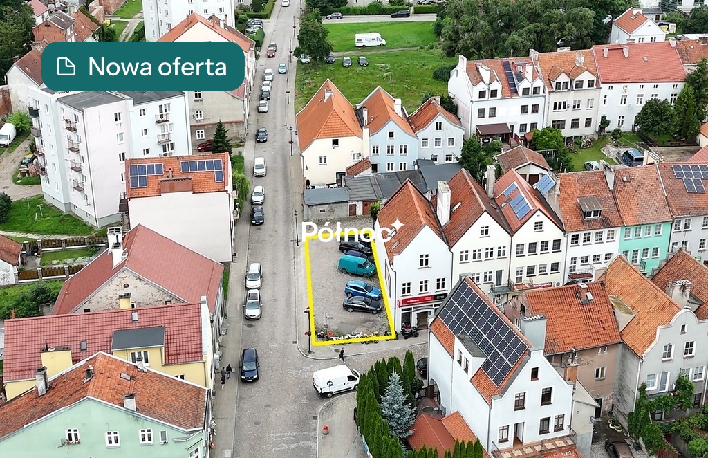 Działka inwestycyjna na Starym Mieście w Pasłęku