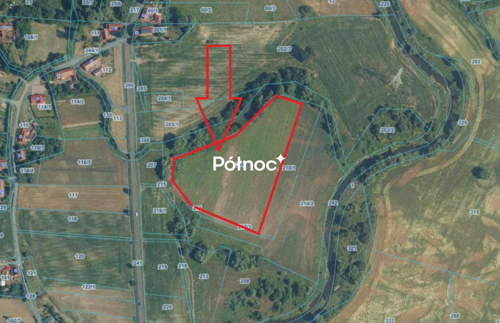 Działka rolna 1,75 ha, Radogoszcz