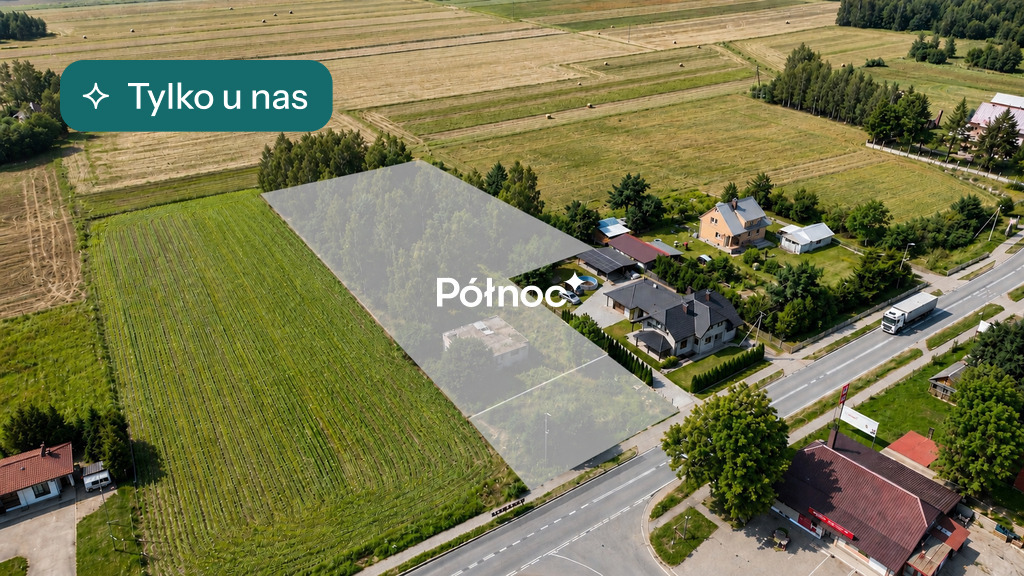 Działka budowlana 5 557 m², Dubów