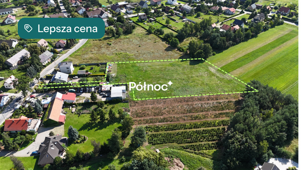 Działka budowlana 6045 m2 / Chrząstawa Mała