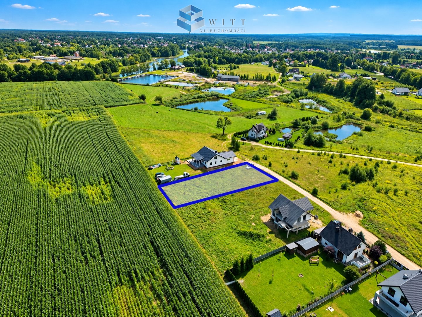 Działka budowlana 1013 m² MPZP Miłomłyn