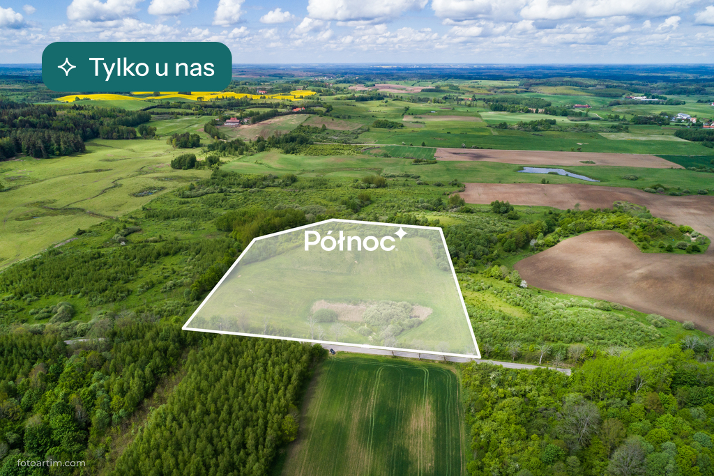 Działka rolna 3,32 HA