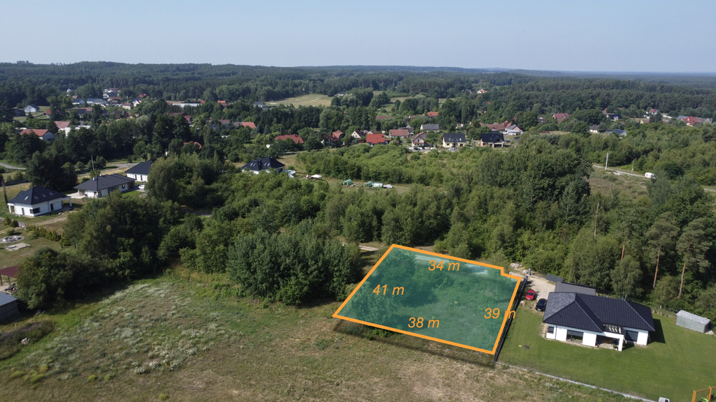 Działka budowlana 1427 m2 blisko szkoły