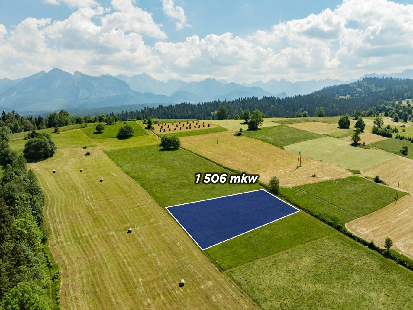 Działka rolna 1 506 m², Brzegi